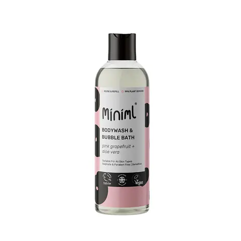 Miniml Bodywash & Bubble Bath Pink Grapefruit & Aloe Vera 500ml