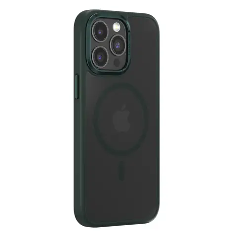 COMMA Joy Elegant Magnetic Anti-shock Phone Case - iPhone15 - Navy Green