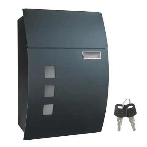 SONGMICS Mail Box, 32x10x45cm