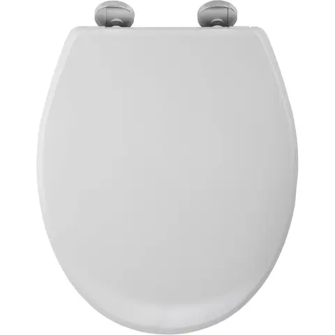 Croydex Toilet Seat Constance Oval White