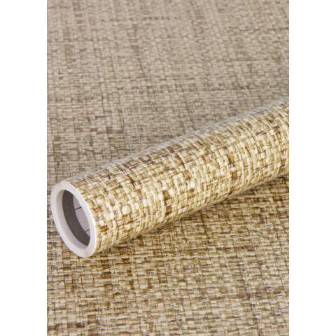 Fablon Sticky Back Plastic Hessian Natural 0.45x2m