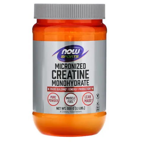 NOW Foods Creatine Monohydrate Strength Strength Support Powder Micronized - 500g