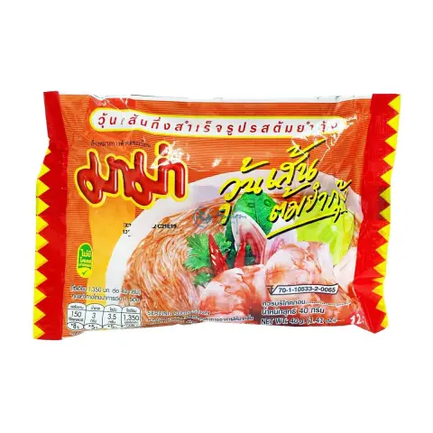 Instant Bohnen-Vermicelli Tom Yam Goong 40g