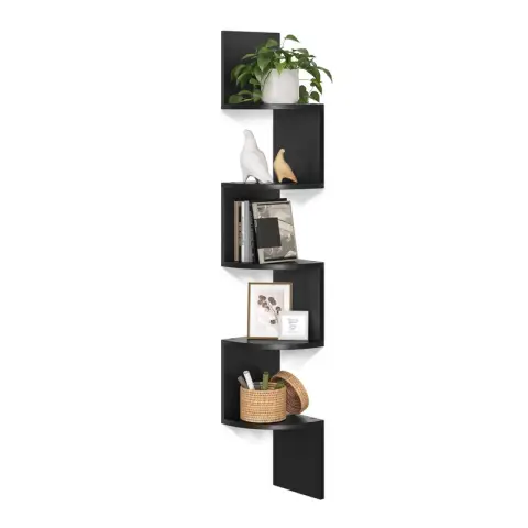 VASAGLE Bookcase, 20x20x126cm, Scratch resistant, Heavy Duty