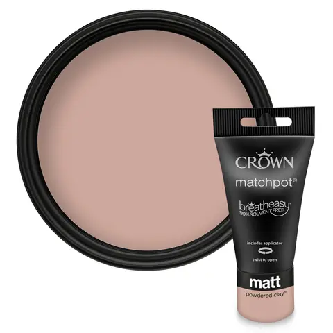 CROWN Matt Emulsion Powdered Clay 40ML
