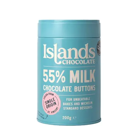 Islands Chocolate 55% Milk Chocolate Buttons 200g