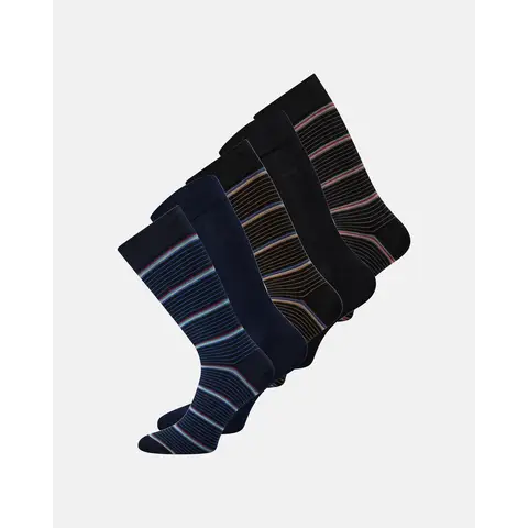 Claudio Socken Bambus 5er-Pack FSC Mehrfarbig 40-47