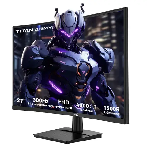 TITAN ARMY C27A1H R1500 16:9 Snelle VA FHD 300Hz Gaming-monitoren, EU-versie