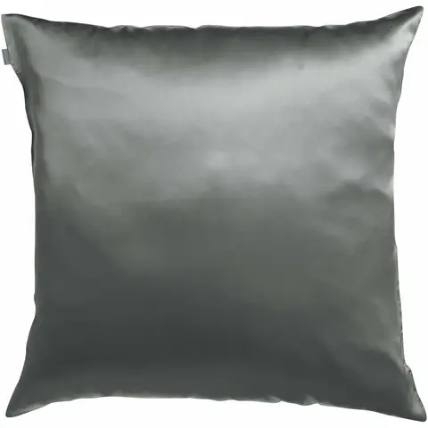 VIVARAISE Taie d’oreiller Ashley cendre - 65 x 65 cm