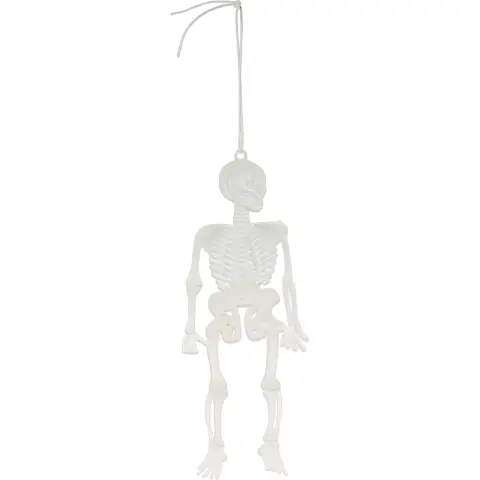 Halloween SKELETT LEUCHT IM DUNKELN 10TEILER