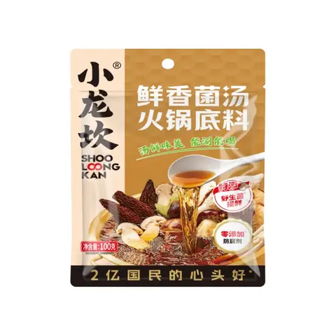Shoo Loong Kan Xiaolongkan Mushroom Soup Hot Pot Seasoning 100g