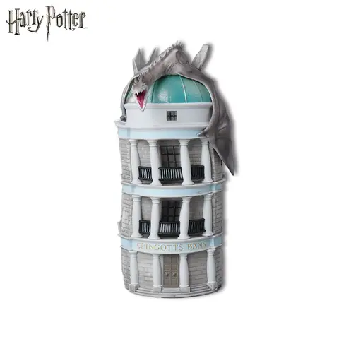 1 Stk. Harry Potter Gringotts Bank Drache Spardose Offiziell lizenziert 3D PVC Wasserdicht Bruchsicher Figur Münzbox Geldbox Wohnkultur Sammlerstück Schreibtisch-Organizer Sparglas Geschenk