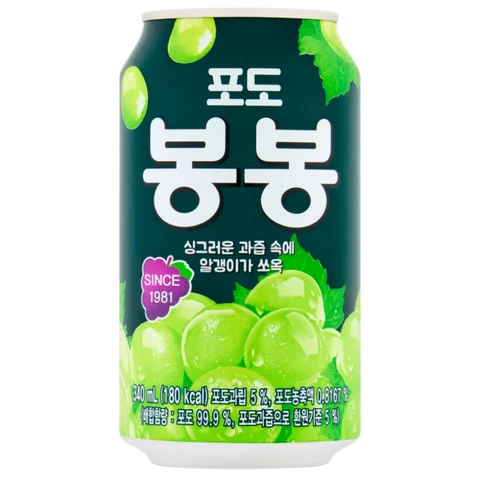 Haitai Grape Bongbong 340ml 