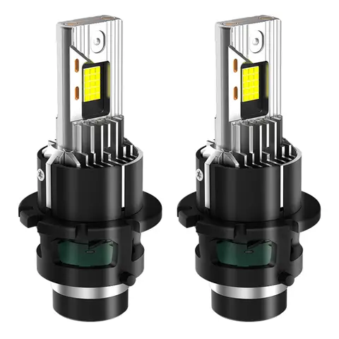 Bullvision FM10 D2S-Lampen, 6000 K, hell, 1:1 Mini-Größe, 20000 lm, helleres Leuchten, Ersatz für 20000 lm, 2er-Pack