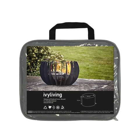 Waterproof Fire Pit Cover in Eco-Friendly Material (Round) H35CM W55CM