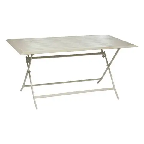 Hespéride Azua Table de jardin pliante en aluminium 6 places - Argile