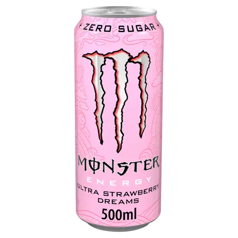 Monster Energy Drink Ultra Strawberry Dreams. 500ml