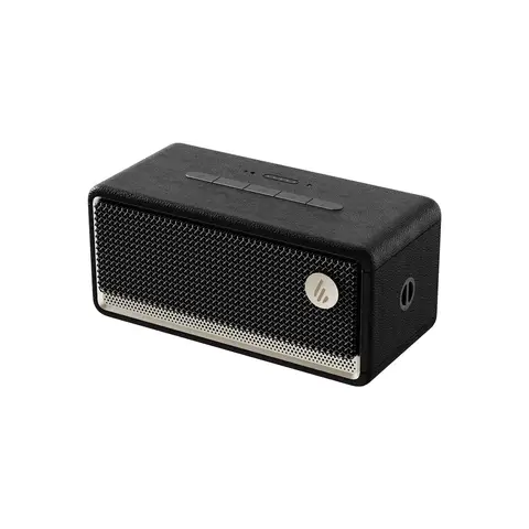 Edifier ES60 Bluetooth-Lautsprecher, Schwarz, tragbar mit Stereo-Pairing, IP66 staubdicht und wasserdicht