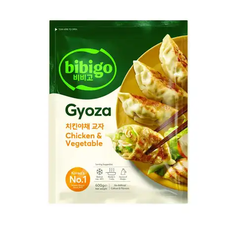 Bibigo Chicken & Veggie Gyoza Dumpling 600g 必品阁鸡肉素菜煎饺