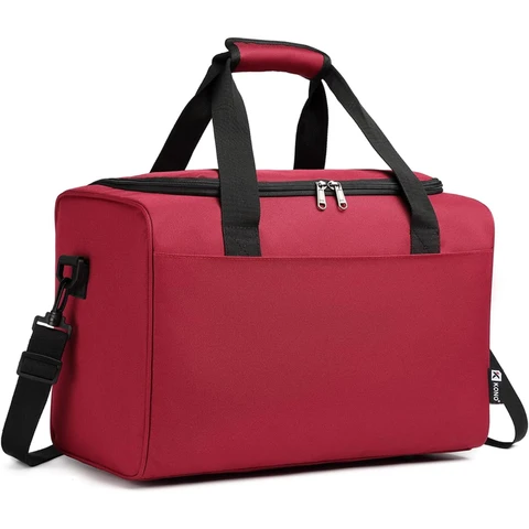 Kono Ryanair 40x20x25 Unter-dem-Sitz-Reisehandgepäck-Trolley-Kabinengepäck-Handgepäck-Reisekoffer 20L (Bordeaux)