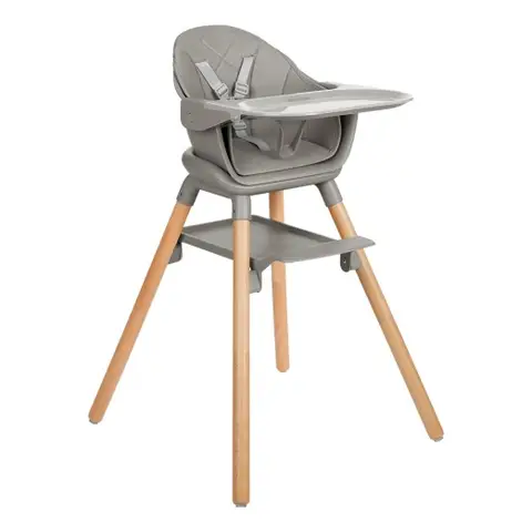 Kikka Boo High Chair 6in1 Woody Grey