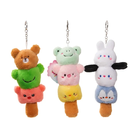 Jouets - Peluches - X12899 - Porte-clés en corde - 16 cm - 20 modèles assortis