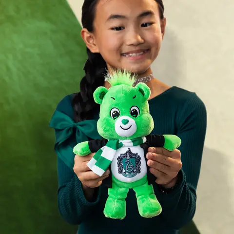 Care Bears Harry Potter 22cm Fun Size Good Luck Bear x Slytherin