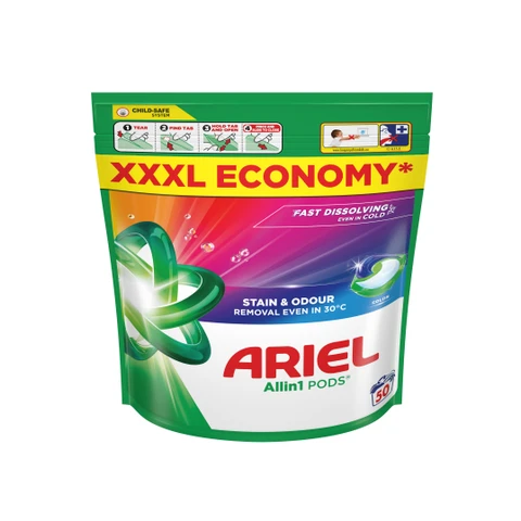 Ariel wasmiddel pods – Color All-in-1 | 50 wasbeurten