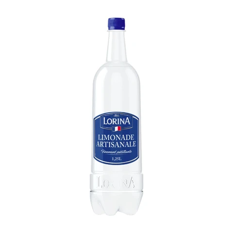 LORINA limonade artisanale à l'arôme naturel de citron bouteille 1.25L
