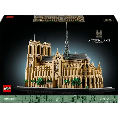 LEGO Architecture Notre-Dame de Paris Bouwset - 21061, 4383 stuks