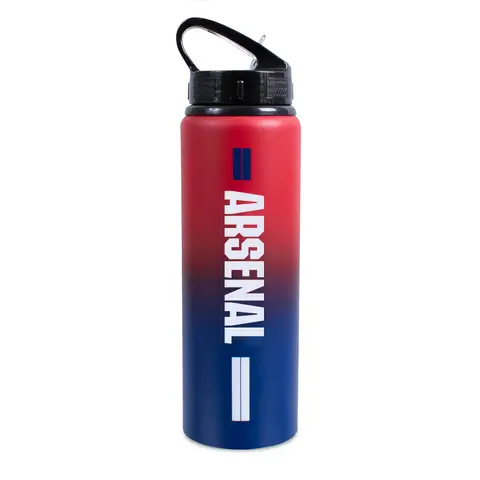 Hy-Pro Water Bottle Arsenal Aluminium Red/Blue 750ml