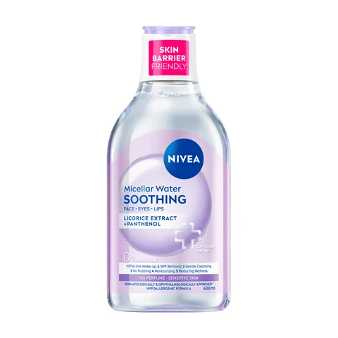 NIVEA Essentials Soothing Micellair Water - Gevoelige huid - Aminozuren - Dexpanthenol - Make-up remover - Face Cleanser - 400 ml