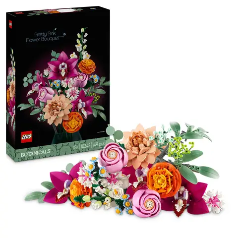 LEGO Botanicals 10342 Pretty Pink Flower Bouquet