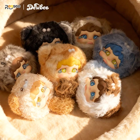 Blind box de pendentif en peluche Cat Rooler