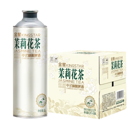 Kingstar Jasmine Tea Chinese Craft Beer Full Case 6x1L