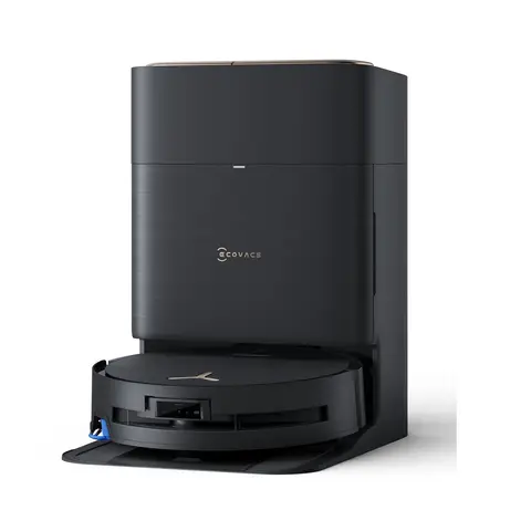 ECOVACS DEEBOT X9 PRO Omni Robot aspirateur avec fonction de lavage, 16 600 Pa, Rouleau OZMO, ZeroTangle 3.0, TruEdge 2.0, Lavage de la serpillière à l'eau chaude, Séchage à l'air chaud, Station Omni tout-en-un, YIKO-GPT