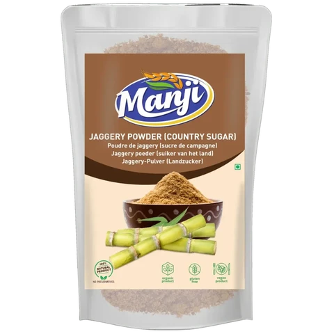 Manji Poudre de jaggery ou sucre de campagne - 500 g