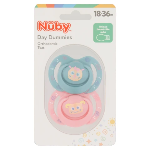 Nûby Day Dummies Orthodontic Teat 18-36m 2 pack