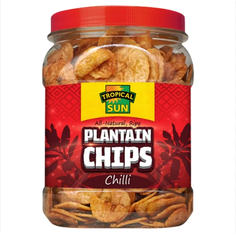 Tropical Sun Plantain Chips Chilli 450g