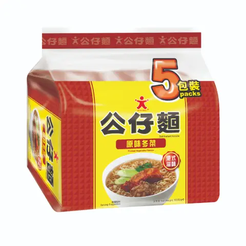 Doll Instant Noodles Pickled Vegetable Flavour 公仔面港式冬菜味 103g (5 连包)