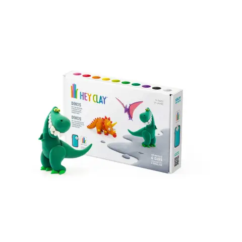 Hey Clay Air-Dry Clay Dinosaurs Modelling Set