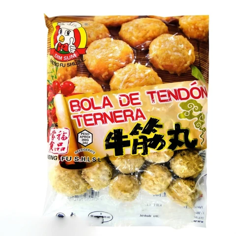MENG FU Boulettes de viande de tendon de bœuf - 360 g