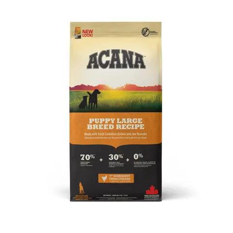 Acana Hundefutter für Welpen großer Rassen 17 KG (Große Rassen Welpen)