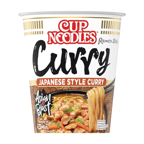 Nissin Instantnudeln Becher Curry 67 g