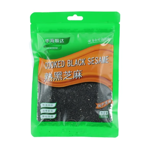 HUASEED Sésame noir grillé - 100 g