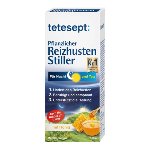 tetesept Kräuterhustenstiller Tag & Nacht 168 g