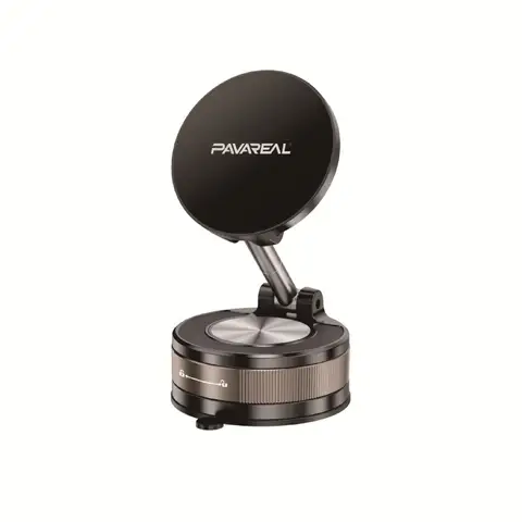 PAVAREAL T13 360-degree rotating suction cup magnetic stand Black