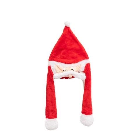 Santa hat with moving mustache and sound effects