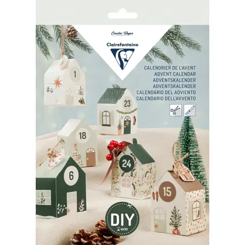 CLAIREFONTAINE Discovery Kit, 20.6x1.9x29 cm, Advent Calendar