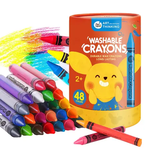 Jar Melo Washable Crayons 48 Colors